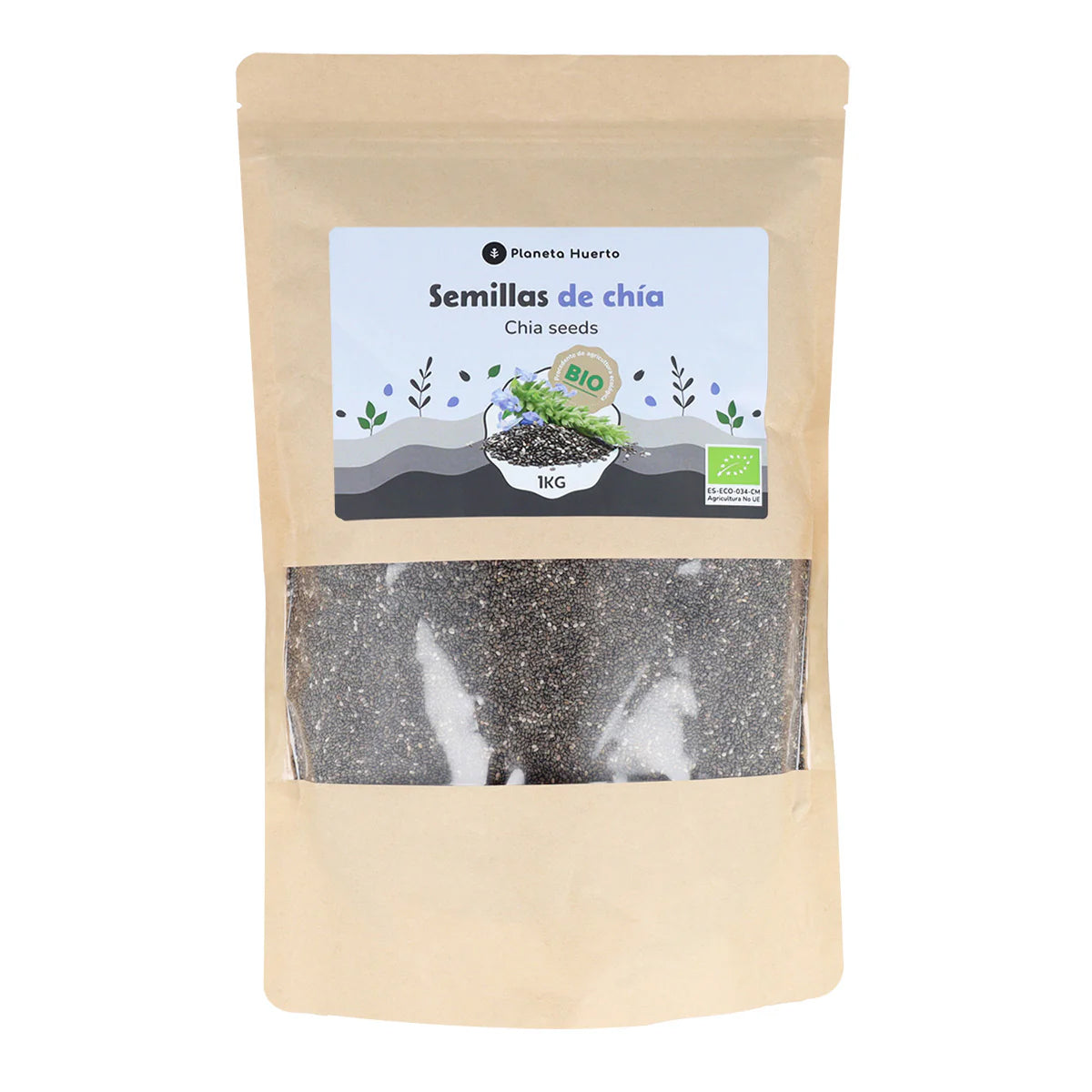 Semillas chía ECO Planeta Huerto 1 kg