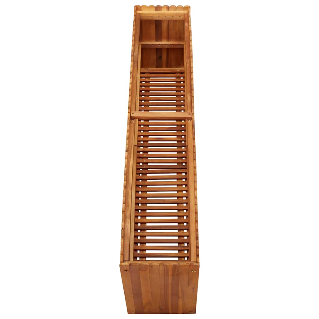 Arriate De Madera Maciza De Acacia 150x30x50 Cm_3
