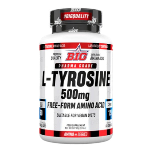 L-tirosina - 120 Cápsulas - Aminoácidos - Big_0