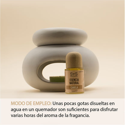 Esencia Natural Canela SYS Aromas 12 ml | Aroma Especiado y Oriental | Para Quemadores y Humidificadores_1
