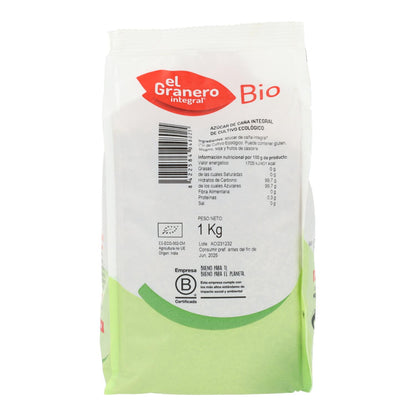 Açúcar de Cana Integral Biológico El Granero, 1 kg
