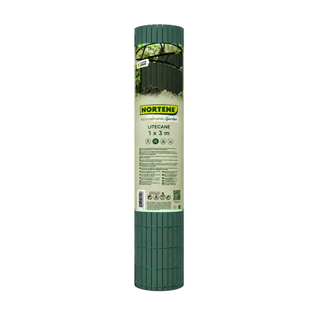 Cañizo Pvc Lite D/c 16mm Verde - Perfecto Para Tus Espacios Exteriores 1x3 M / Verde_0