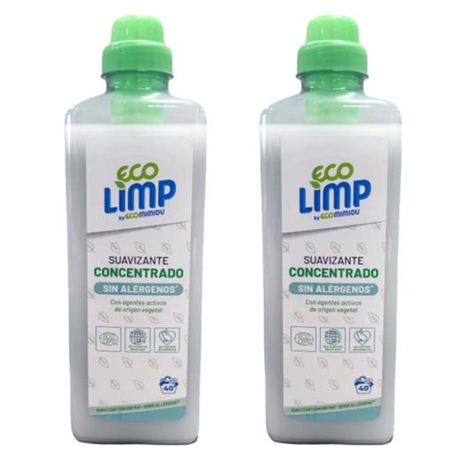 Embalagem com 2 Amaciadores Concentrados Mimidu ECO 40 doses