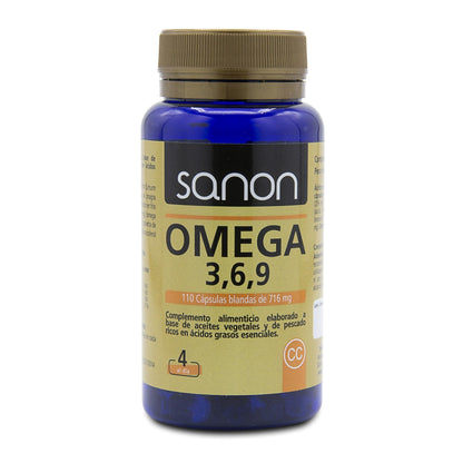 Ómega 3,6,9 SANON 110 cápsulas moles de 716 mg