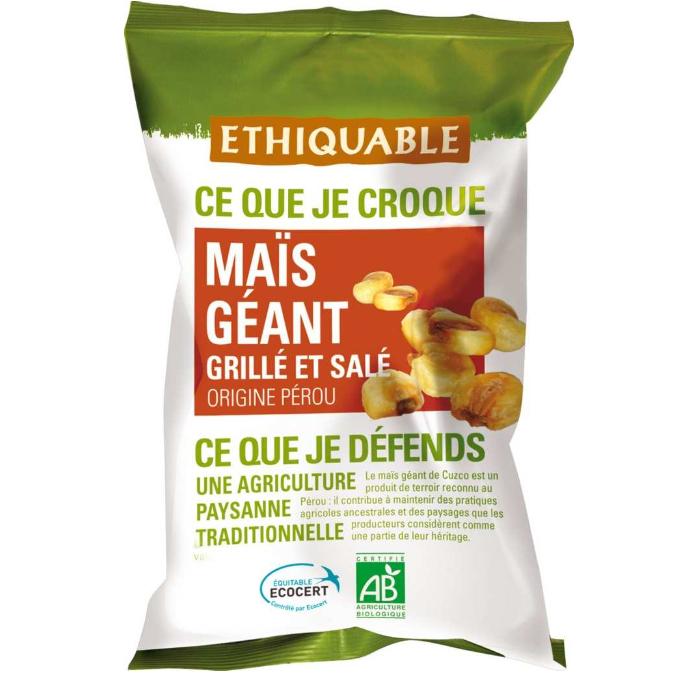 Kikos Gigante BIO Milho Gigante Torrado Fair Trade Ideas 100 g
