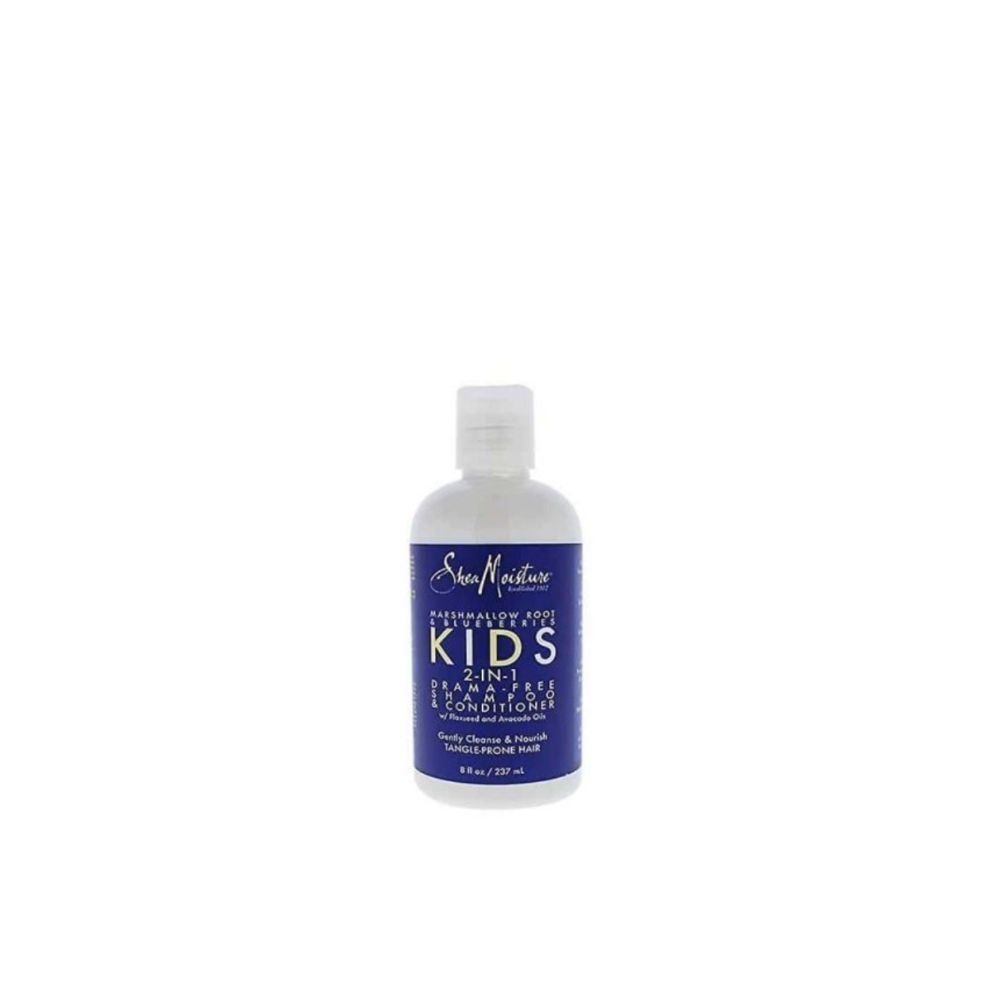 Shampoo 2-en-1 Raíz De Malvavisco Y Arándanos Shea Moisture Niños 237ml_1