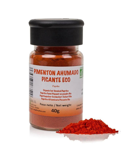 Pimentón En Polvo Ecológico | Sabor Ahumado Picante 40 G_1