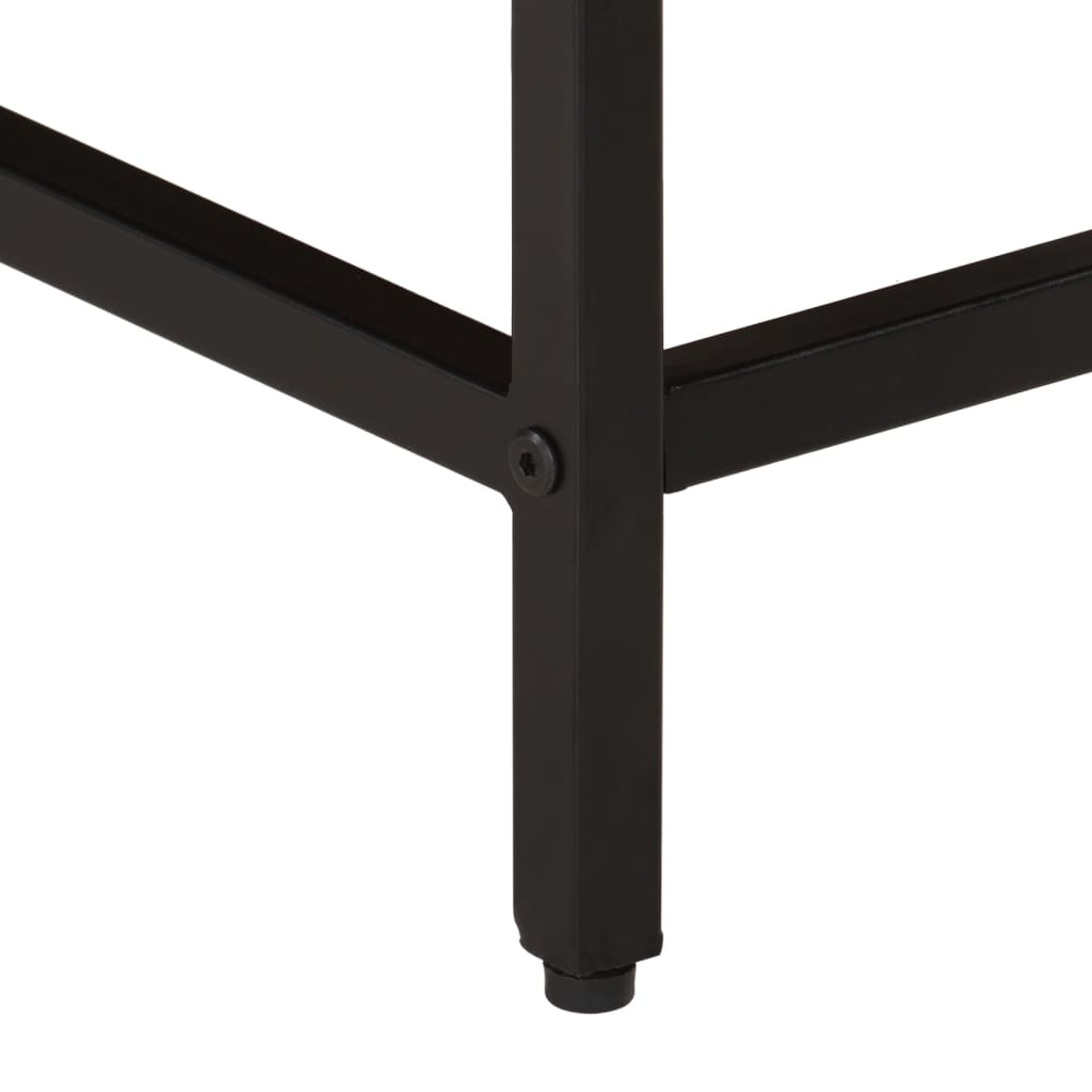 Mesita De Noche Madera Maciza De Mango 40x40x45 Cm_3