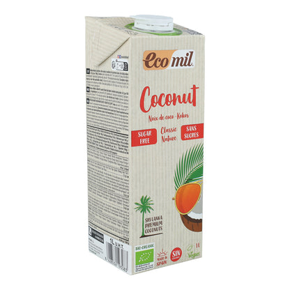 Bebida Vegetal de Coco Ecomil BIO Classic Nature 1 L