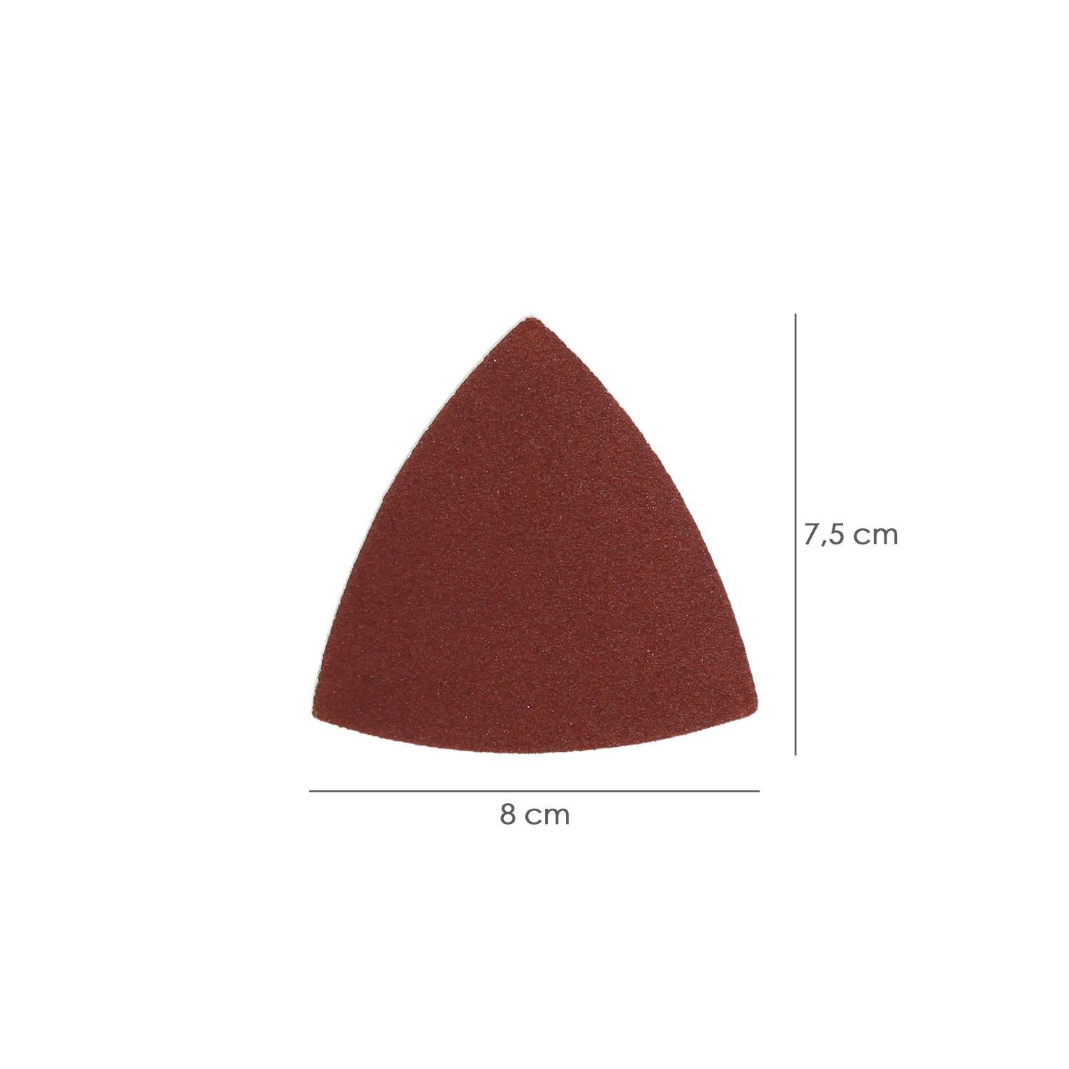 Lija Triangular Para Herramienta Multifuncion. Pack 20 Lijas_1