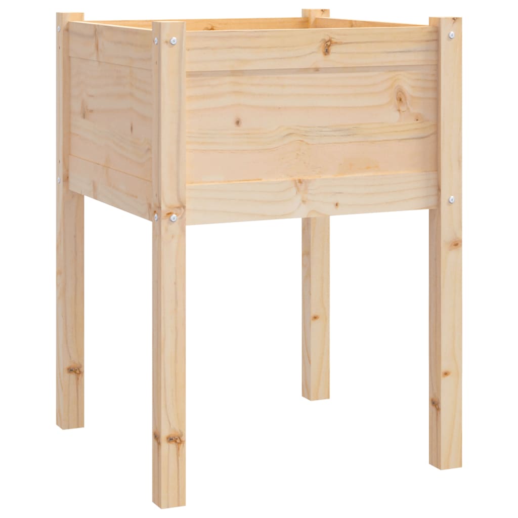 Jardineras 2 Uds Madera Maciza De Pino 50x50x70 Cm_3