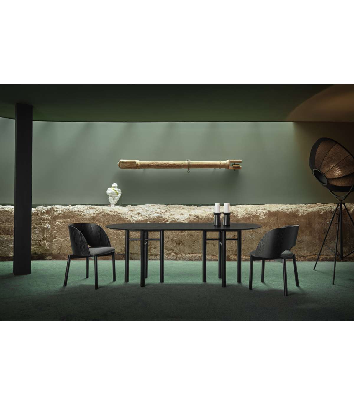Mesa Ovalada Para Cocina O Comedor Modelo Junco Acabado Negro, 100cm(ancho) 75cm(alto) 200_4