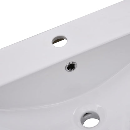 Juego De Muebles De Baño Madera De Ingeniería Gris Hormigón / Vetonek_4