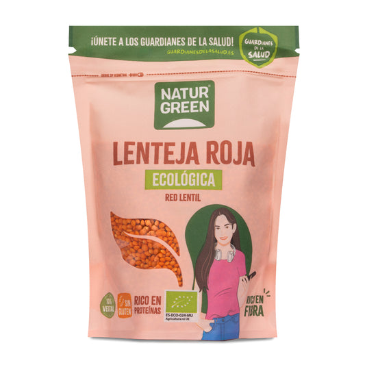 Lentilhas vermelhas Naturgreen, 500 g
