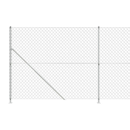 Cerca De Alambre Con Brida Plateada 1,6x25 M / Vetonek_5