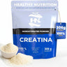 Creatina Monohidrato En Polvo 306g (90 Dosis) - Creatina Pura Sin Sabor - Suplemento Deportivo Para Masa Muscular