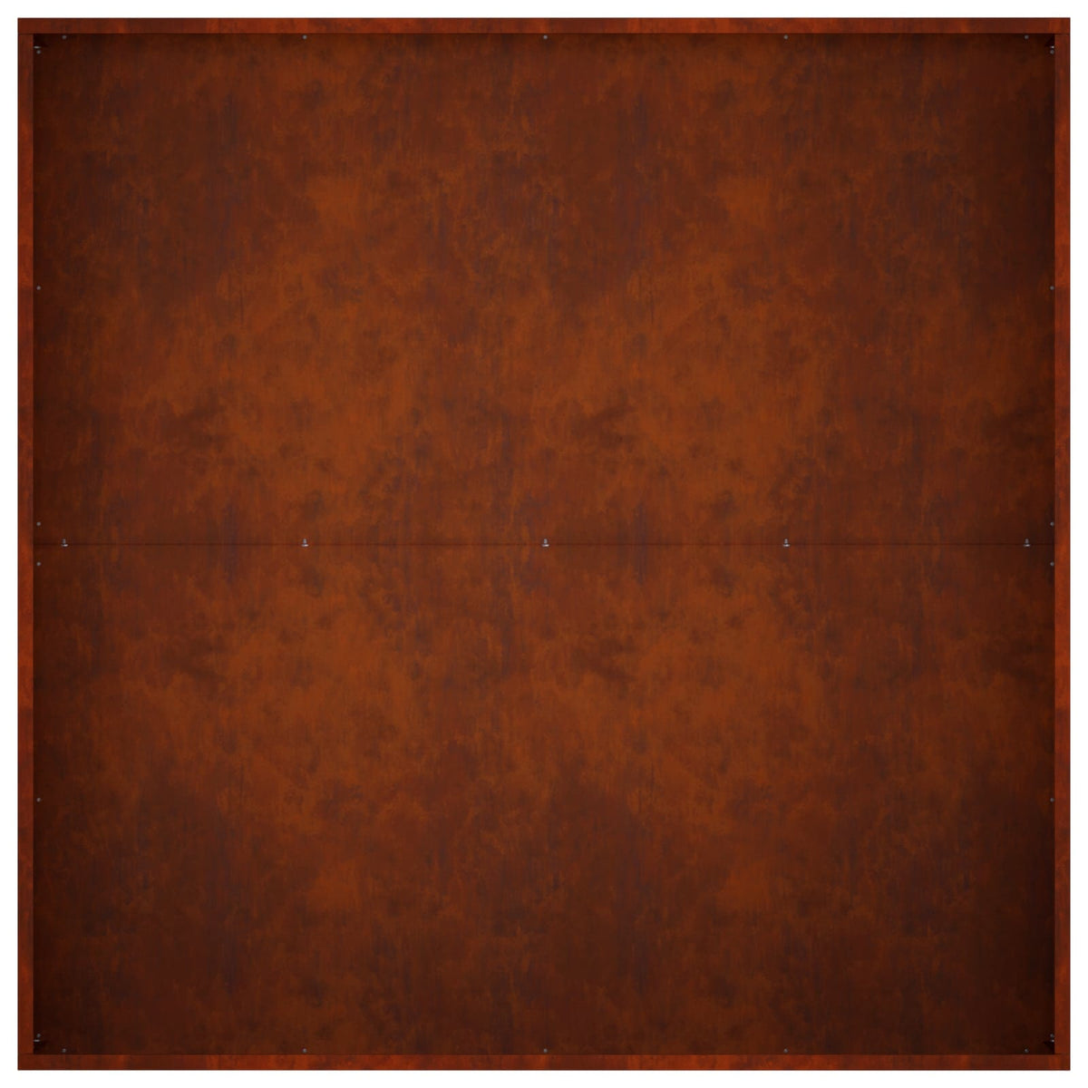 Macetero De Jardín Oxidado 80 X 80 X 20 Cm Acero Oxidado_4