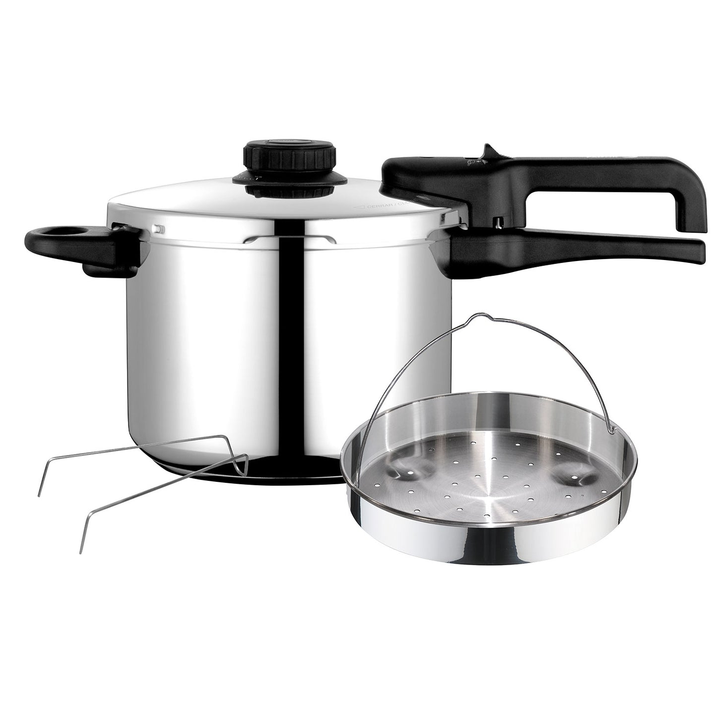 Olla A Presión 6 Litros, Inducción, Express Super Rápida, Acero Inoxidable 18/10, Todas Cocinas Fagor Dual Xpress 6 Plata_0
