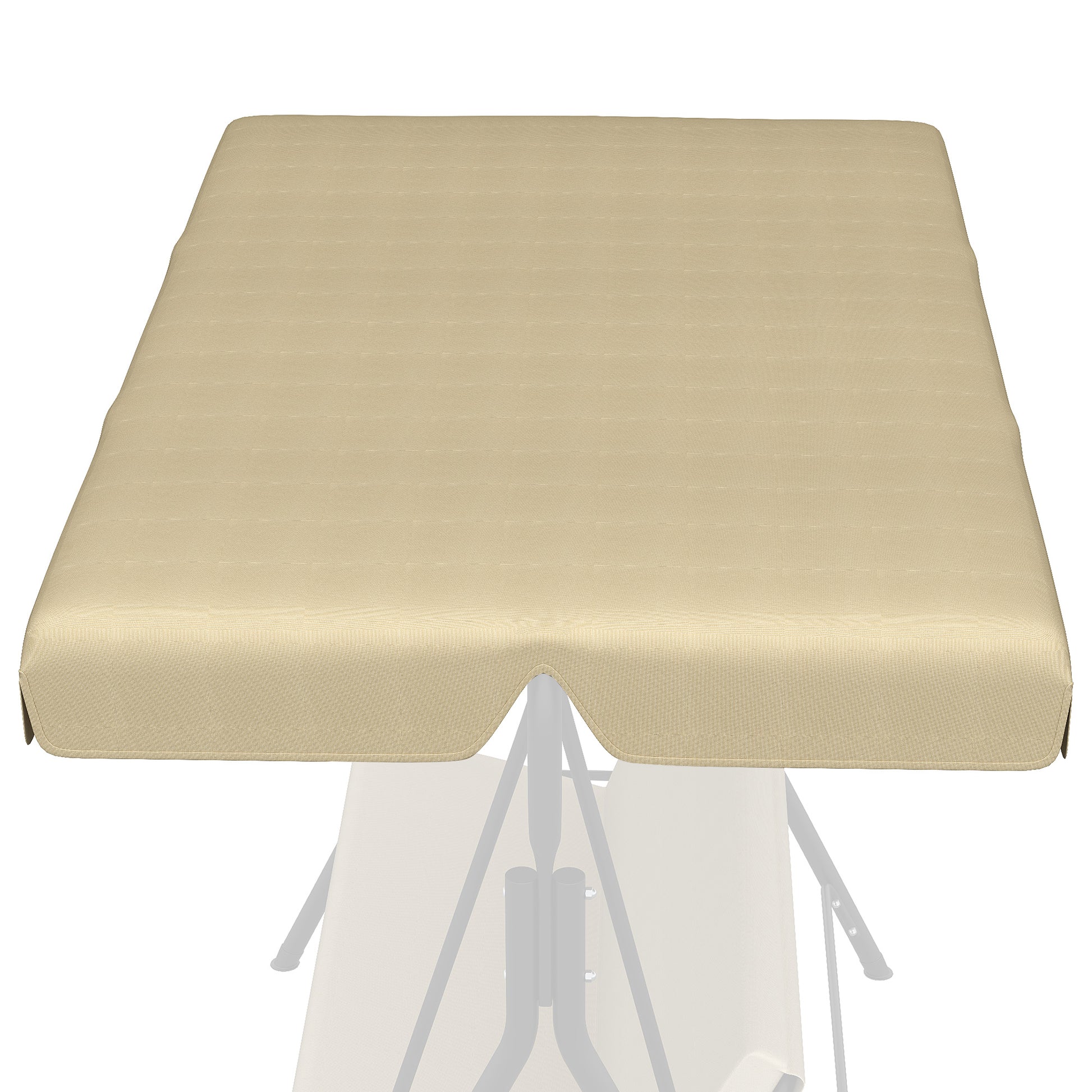 Outsunny Toldo De Repuesto Para Columpio De 3 Plazas 156x117x15 Cm Beige_5