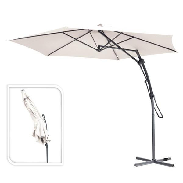 Guarda-sol Eccentric Ambiance 150 x 150 x 245 cm - Várias cores