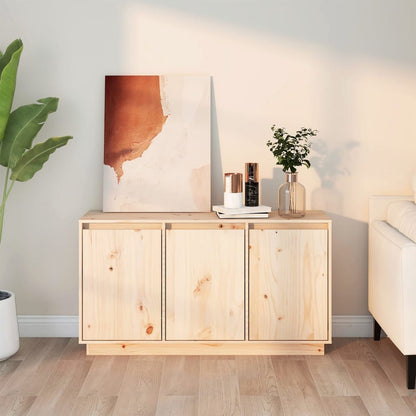 Aparador De Madera Maciza De Pino 111x34x60 Cm / Vetonek_4