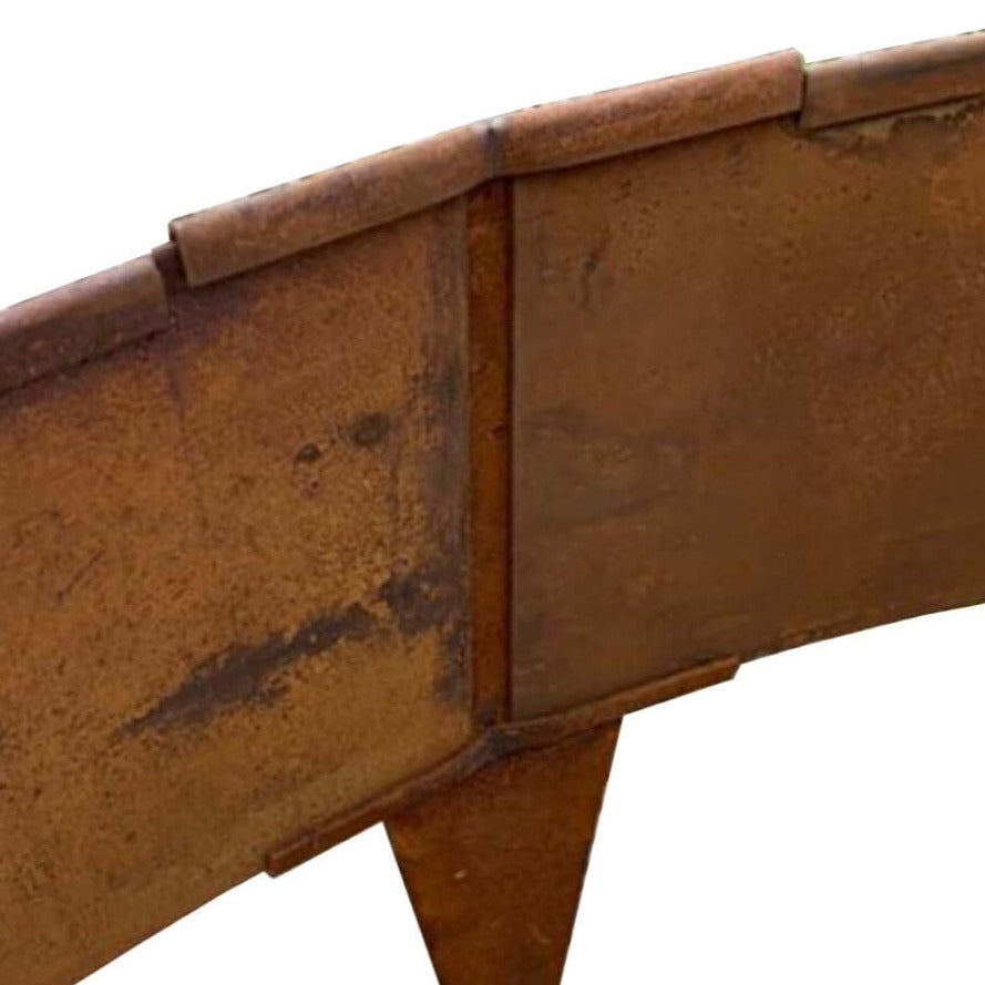 Bordura Circular De Acero Corten / Ø 150 Cm / 15 Cm / Liso_2