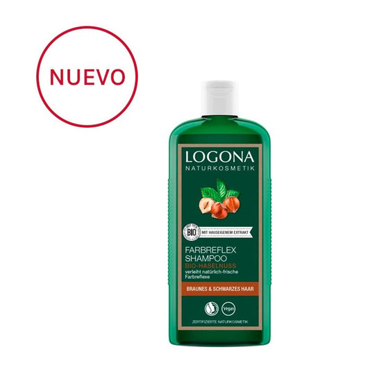 Champô Luzes Castanhas Avelã Logona 250 ml