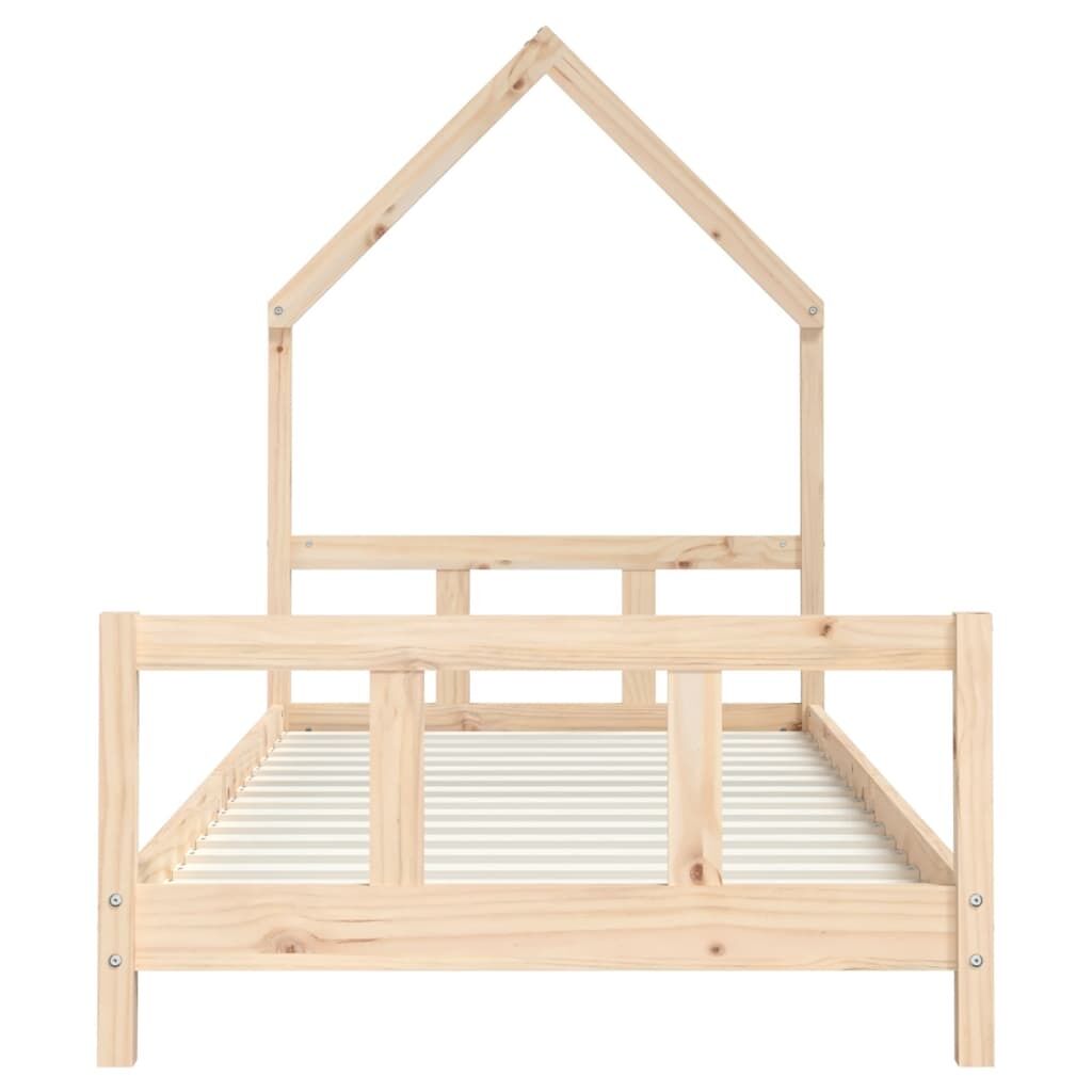 Vidaxl Estructura De Cama Para Niños Madera Maciza De Pino 90x200 Cm_3