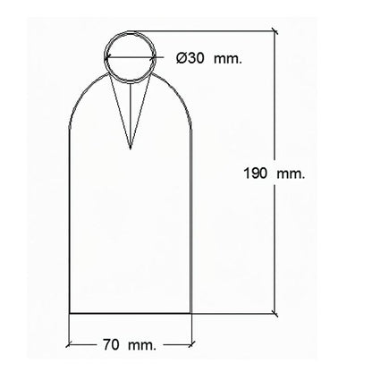 Azada Forjada Sin Mango 210/  350 Gramos