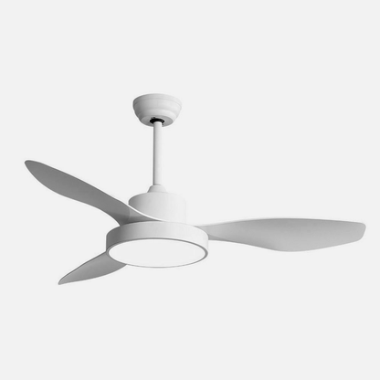 Ventilador Dc Hayate 24w 2650lm Blanco 3asp 6vel 97d 3000-4000-6000k Remoto,memoria Y Temporizador_1