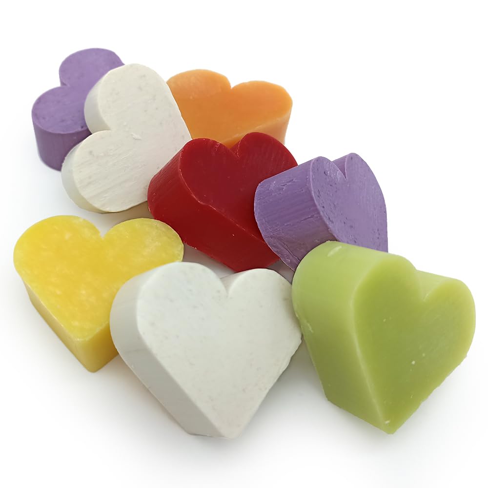 80 Jabones Aromáticos Con Forma De Corazón - Detalle Para Invitados De Eventos - Jabón Glicerina Con Aroma A Surtidos_0