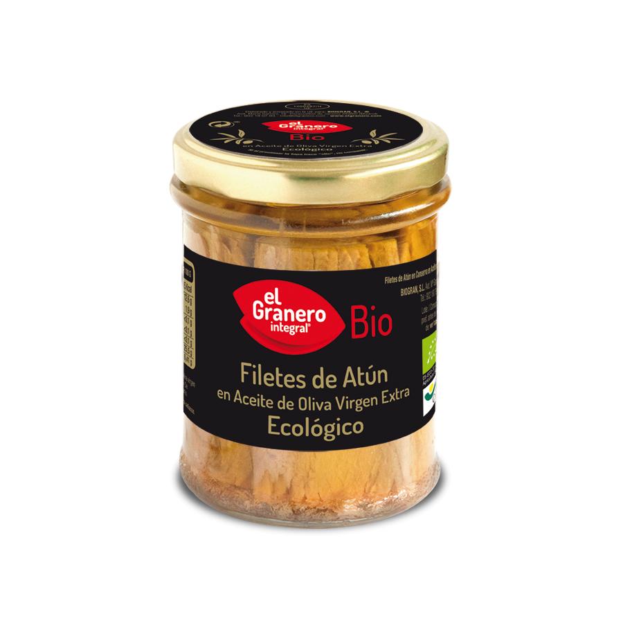 Filetes de Atum Biológico, 195 g El Granero