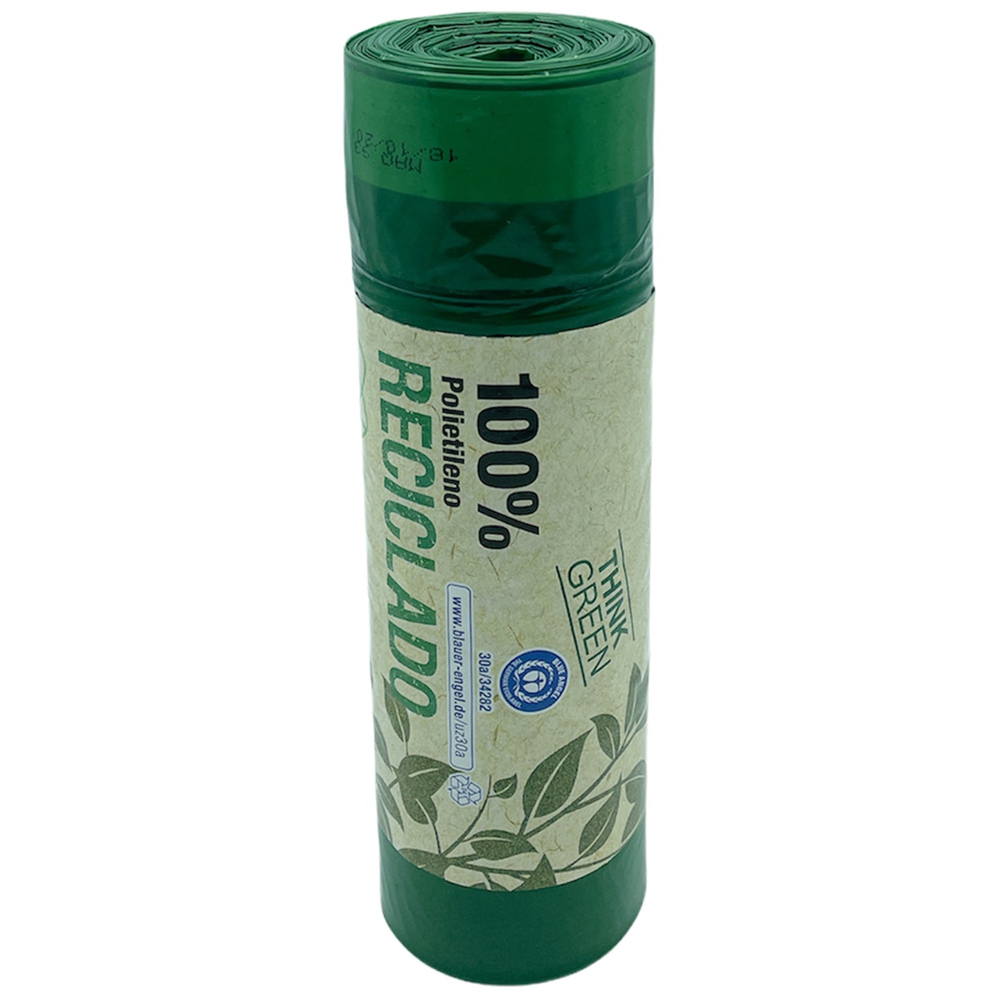 Pack De 45 Rollos De 20 Bolsas De Basura Con Autocierre Materiales 100% Reciclados 30l