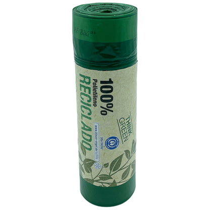 Pack De 45 Rollos De 20 Bolsas De Basura Con Autocierre Materiales 100% Reciclados 30l