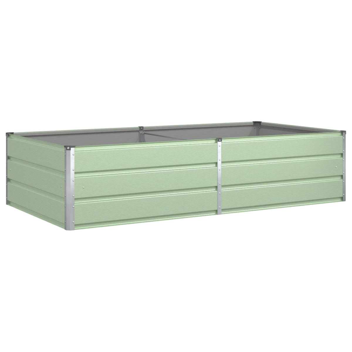 Jardinera Verde Pastel 195 X 100 X 45 Cm Acero Galvanizado_0