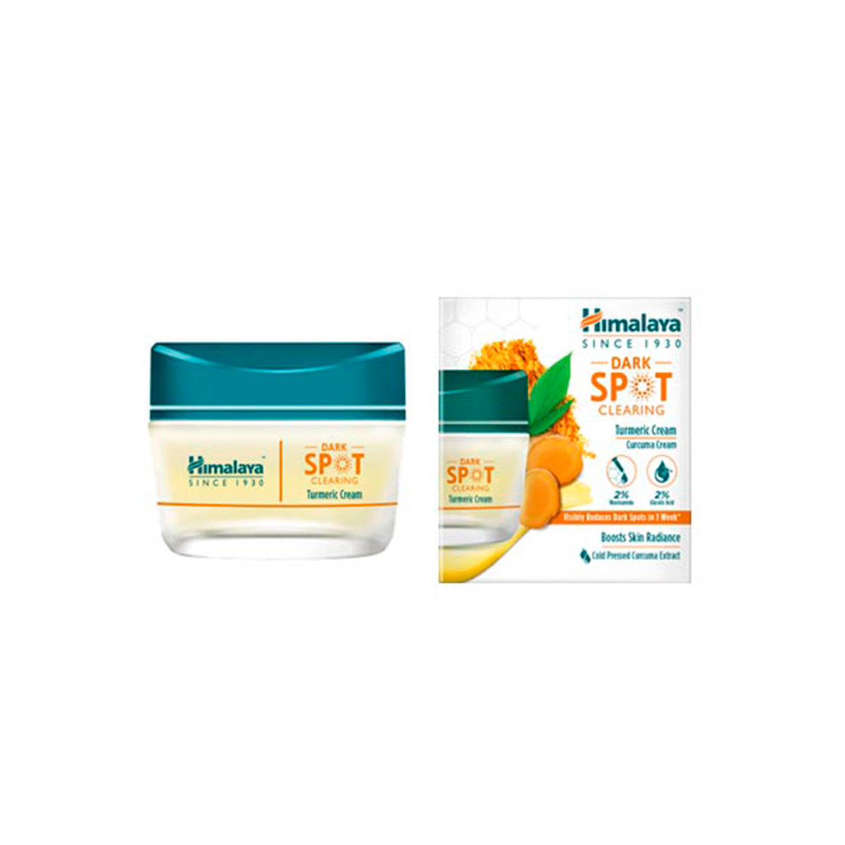 Creme Facial para Manchas Escuras com Cúrcuma dos Himalaias, 50 ml