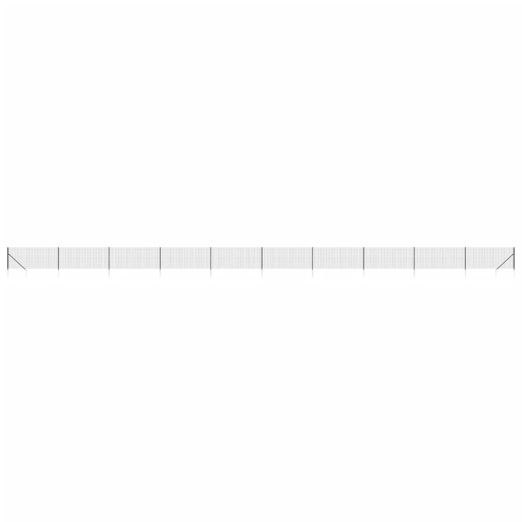 Cerca De Alambre Con Pinchos De Anclaje Gris Antracita 1,1x25 M / Vetonek_2