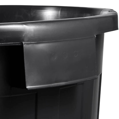 Cubo De Basura / Papelera Polivalente Con Tapa Cerrable, Muy Grande, Plástico Resistente (pp), 50 L, Mats, Grafito_3