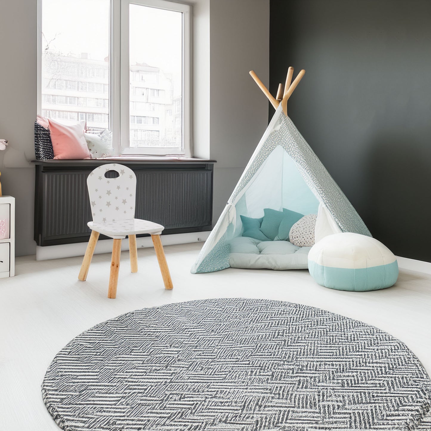 Well Home - Silla Infantil dulzura Con Estampados 32x31,5x50cm_2