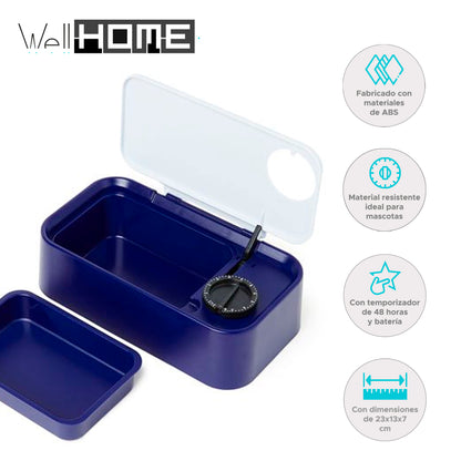 Comedor Para Mascotas Con Temporizador 48h - Well Home_1