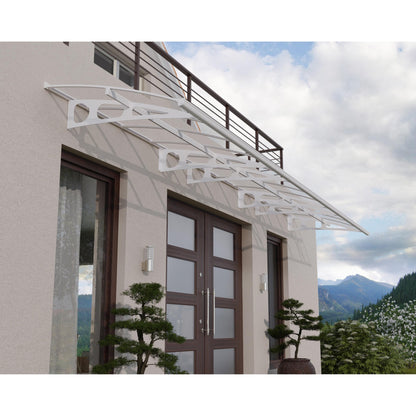 Marquise de porta Bordeaux 670x140 cm 