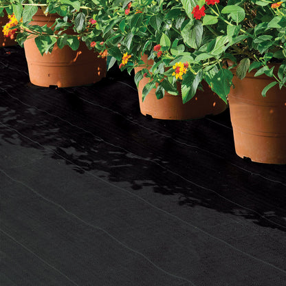 Malla Antihierbas 130 Gr Negra - Protección Efectiva Para Tu Jardín 3x100 M / Multicolor_0