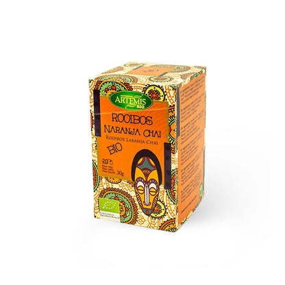 Chá Rooibos Artemis Organic Orange Chai para Infusão 20 Saquetas