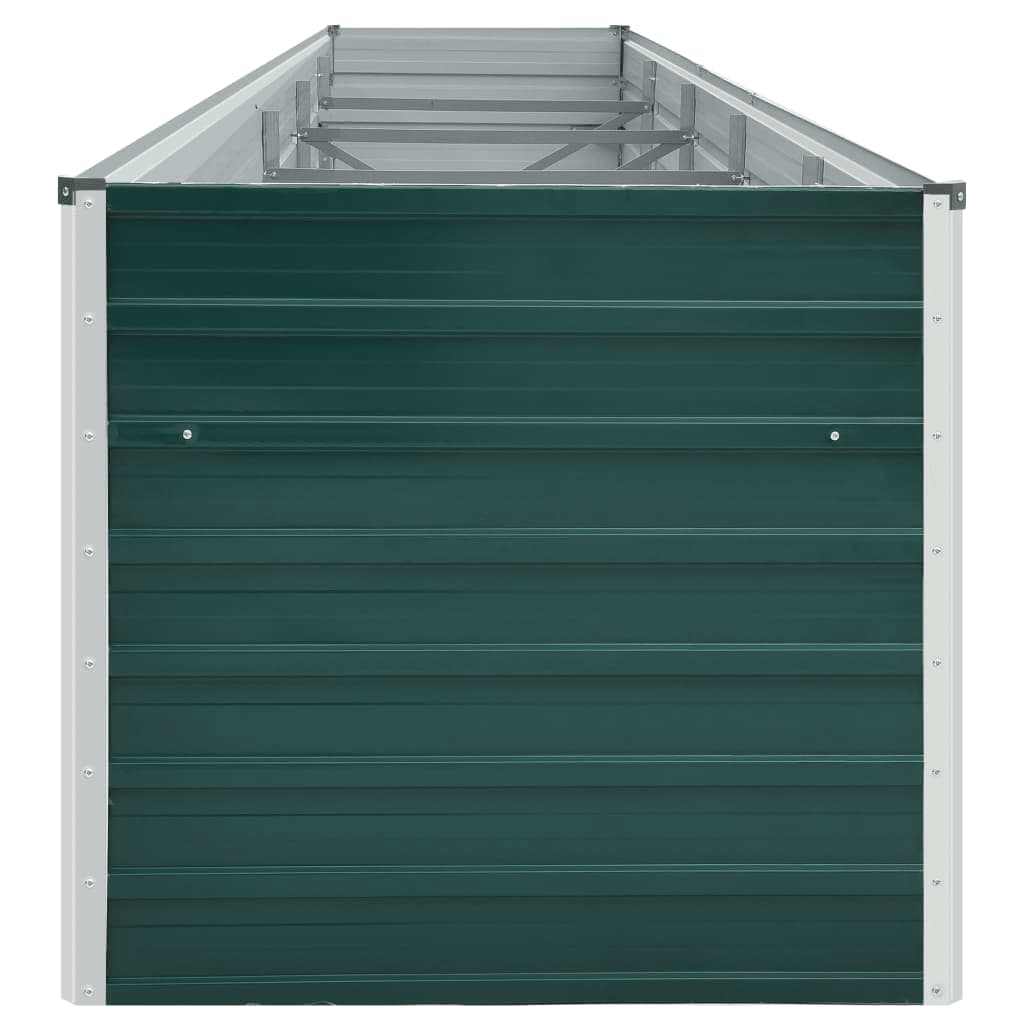 Arriate De Acero Galvanizado Verde 400x80x45 Cm_3