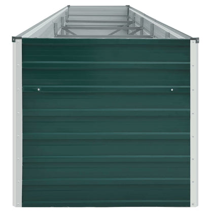 Arriate De Acero Galvanizado Verde 400x80x45 Cm_3