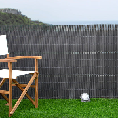Cerramiento Ecólogico De Mimbre Antracita - Lop 2x3 M / Multicolor_3