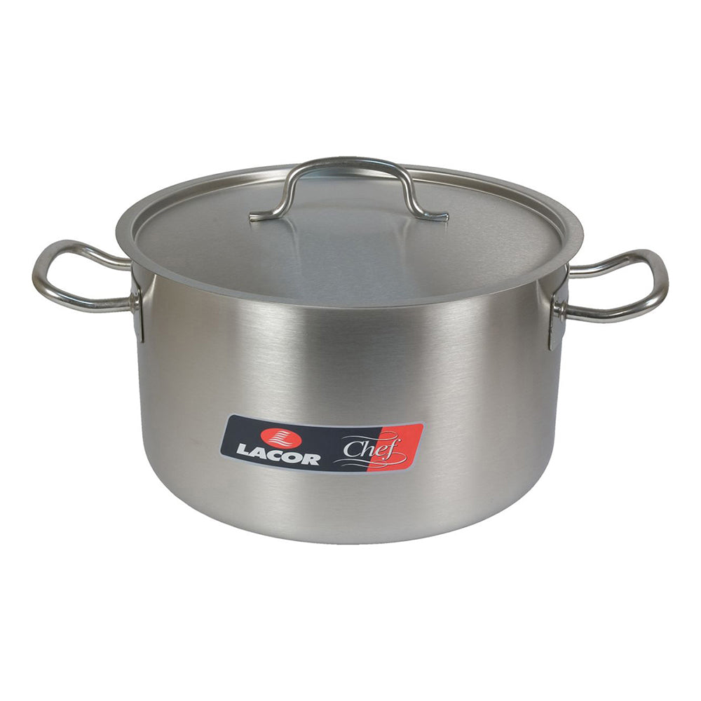 Cacerola Alta De Acero Inoxidable - 59 L - 50 Cm_0