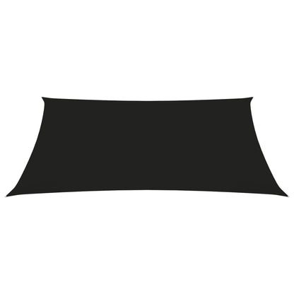Vidaxl Toldo De Vela Trapezoidal De Tela Oxford Negro 3/4x3 M_1