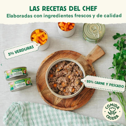 Ragu Tradicional de Carne e Frango Equilíbrio Selvagem para Gatos 6x80g