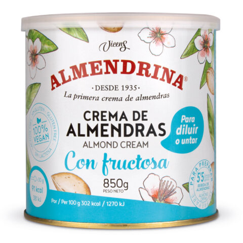 Creme de amêndoa com frutose Amêndoa 850g